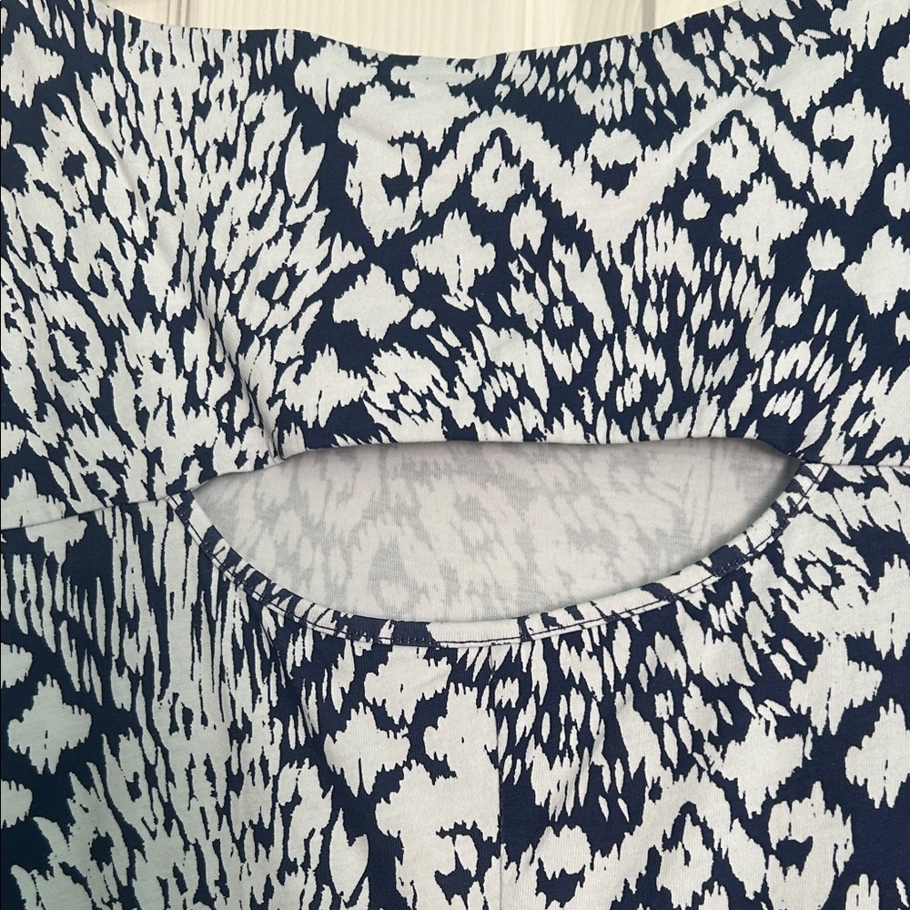 Lilly Pulitzer Navy and Teal Patterned Dress - Picture 5 of 5